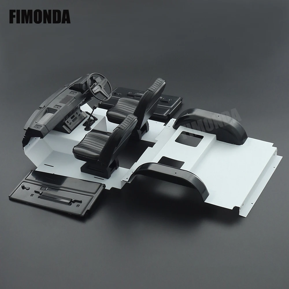 313mm Wheelbase ABS Hard Body Set Instrument Desk Seat Interior
