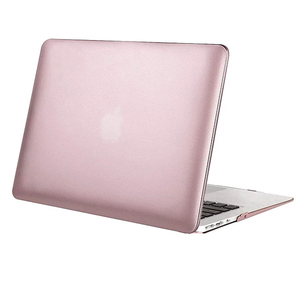 Твердый чехол Mosiso для Macbook Air, 13 дюймов,,,,,, матовый чехол, чехол для Mac Air 11+ силиконовый чехол для клавиатуры - Цвет: Rose Gold