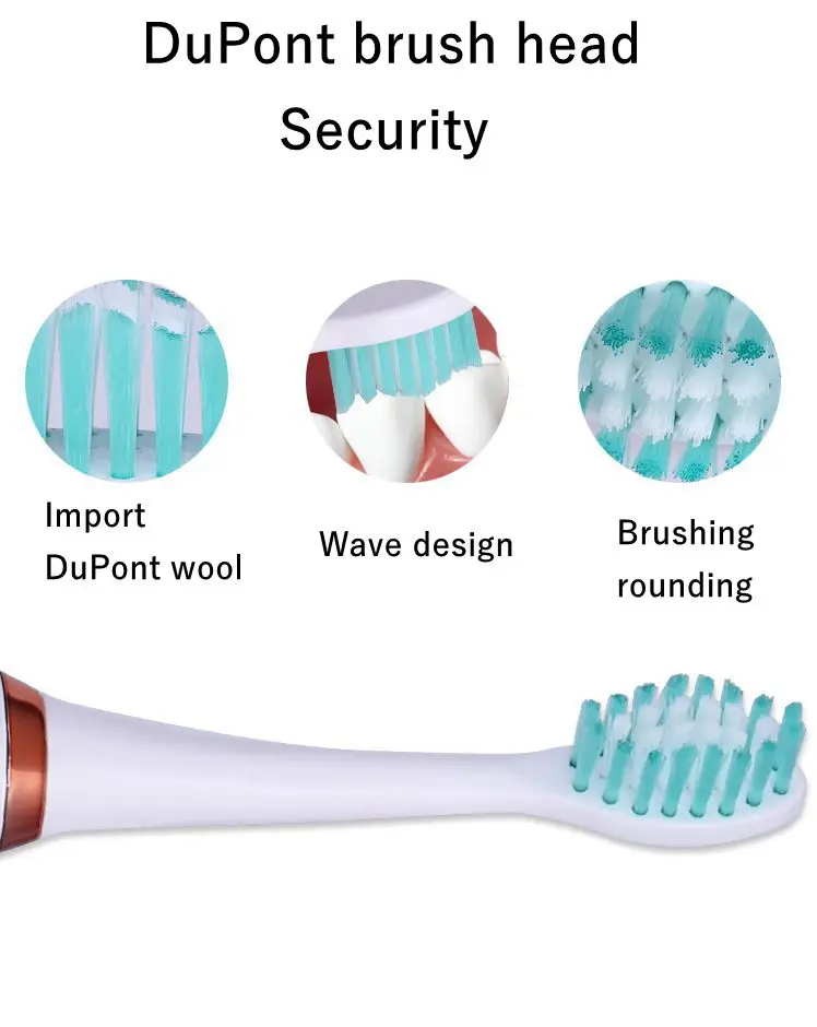 Переносная электрическая зубная щетка 27000-42000 уд/мин перезаряжаемая умная головка зубной щетки может заменить отбеливающий уход за здоровьем