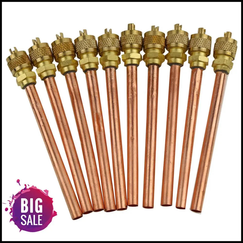 10 клапанов 1/4 &quotSAE x 1/4&quot OD 4 &quotстержневой сердечник переменного тока для