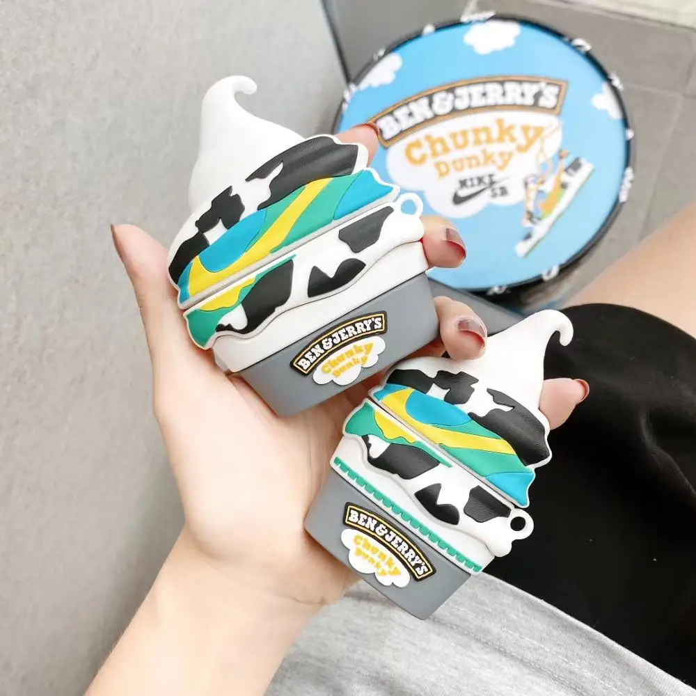 Applicable-to-airpods-pro-case-tide-brand-joint-ice-cream-3D-stereo-silicone-sleeve-for-Apple