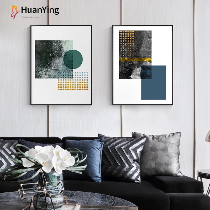 

Abstract Geometric Graphic Canvas Painting Modern Styles Wall Art Picture Posters Prints for Living Room Home Decor Unframe