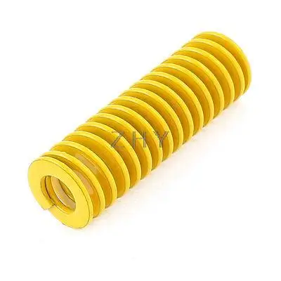 

Yellow Light Load Press Flat Coil Compression Die Spring 16mm x 8mm x 50mm