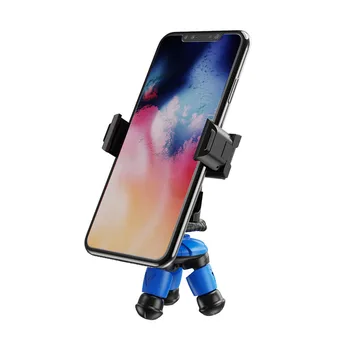 

Mobile Phone Holder Simple Style Multi-functional Portable Bendable Selfie Live Broadcast Tripod Desktop Cellphone Support Stand