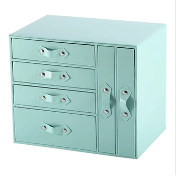 

New Jewelry Box Large Capacity PU Storage Jewelry Box Earring Ring Necklace Watch Jewelry Organizer