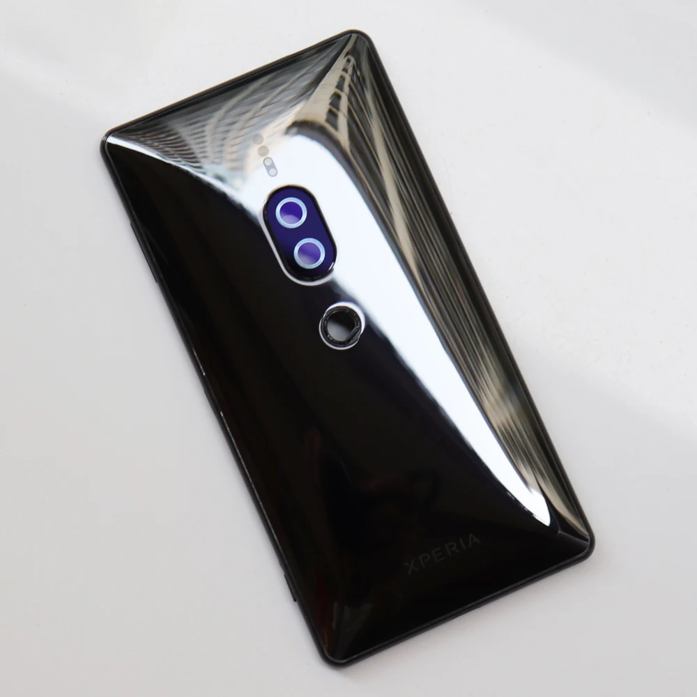 

Original New XZ2P Battery Housing Back Cover Rear Door Replacement For Sony Xperia XZ2 Premium +Camera Lens +Power volume button