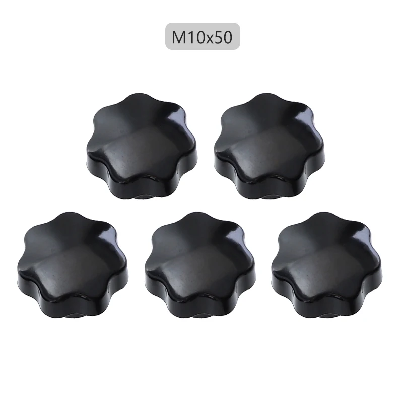 M10-50mm-B 5 шт. звезда Ручка M6/M8/M10 T слот гайка удерживайте Зажимная ручка ручки для деревообработки маршрутизатор стол торцовочная пила T трек - Цвет: M10-50mm-B