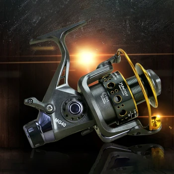 

10+1 BB Carp Fishing Reel Spinning Wheel 3000 4000 5000 6000 Double-loading Metal Head Front and Rear Brakes Spinning Reel MG