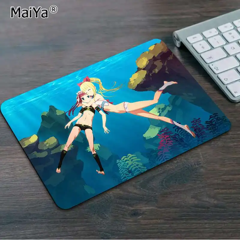 No Lock Edge25x29cm MaiYa сексуальные девушки компьютерная игровая мышь коврики резиновый ПК компьютерный игровой коврик для мыши - Цвет: No Lock Edge25x29cm