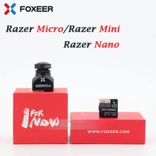 Foxeer Razer Mini 2,1mm/Razer Micro 1,8mm/Razer Nano /1200TVL PAL NTSC 43 169 FPV kamera mit Natürliche Bild Für RC FPV