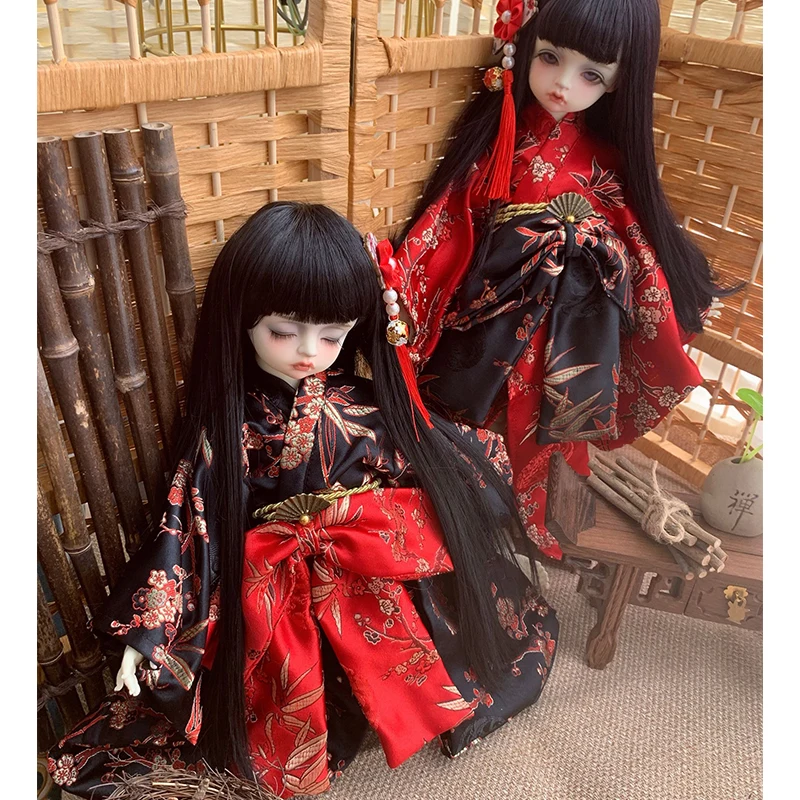 Одежда для кукол 1/6 1/4 1/3 BJD кимоно 2 костюм персонажа халат для 1/6 1/4 1/3 BJD кукла аксессуары bjd одежда