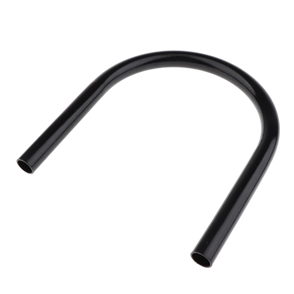 Flat Back Rear Seat Hoop Rack Shelf Holder Passenger Sissy Bar for Motorcycle Tracker End Universal 210mm