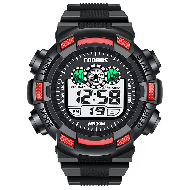 Waterproof Luminous Children Watch Multi-function Timing To Run A Second Kids Watches afbeelding