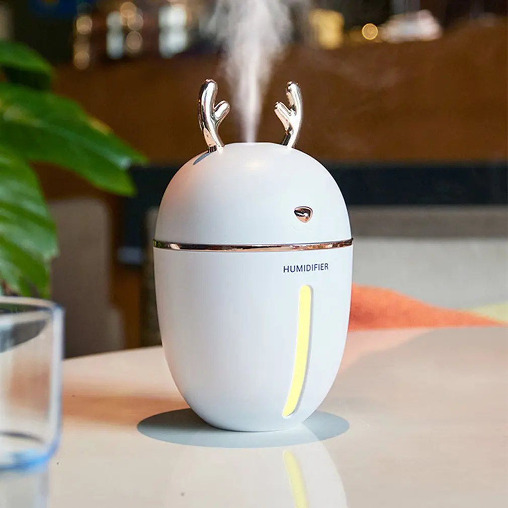Office Home Mini Aroma Essential Oil Diffuser Portable Durable Environmentally Friendly Cute Deer Usb Humidifier For Bz1599