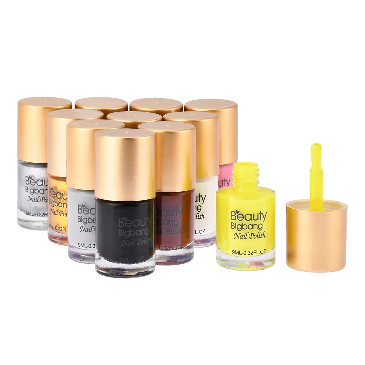  BeautyBigBang 9ml Nail Stamping Polish Colorful Printing Varnish Lacquer Varnishes for Stamping Nai