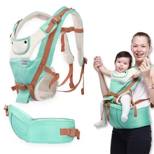 Gabesy 4 в 1 переноска для ребенка держатель многоцелевой эргономичный слинг с ночной отражающей полоской и солнцезащитный кенгуру