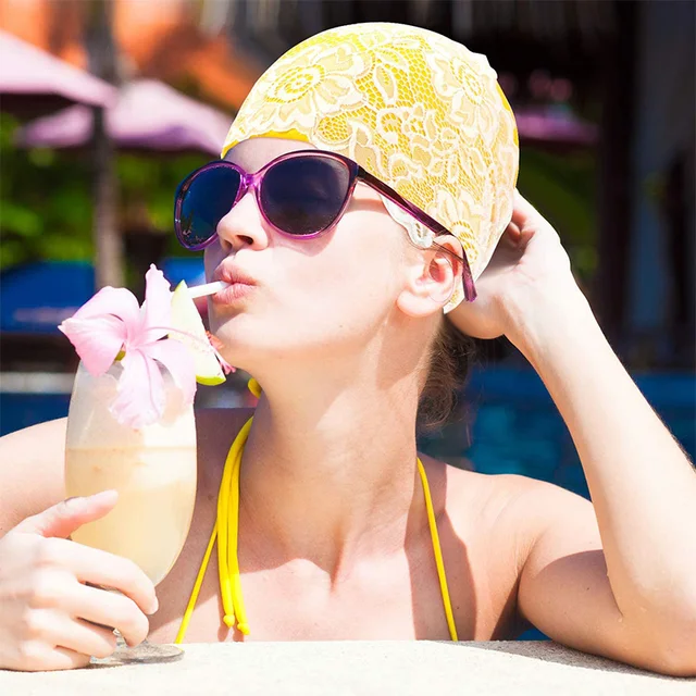 Cuffia Da Bagno In Silicone Con Fiori Di Pesco | Per Adulti | Impermeabile E Antiscivolo | Circonferenza 50-58 Cm - Foto 9