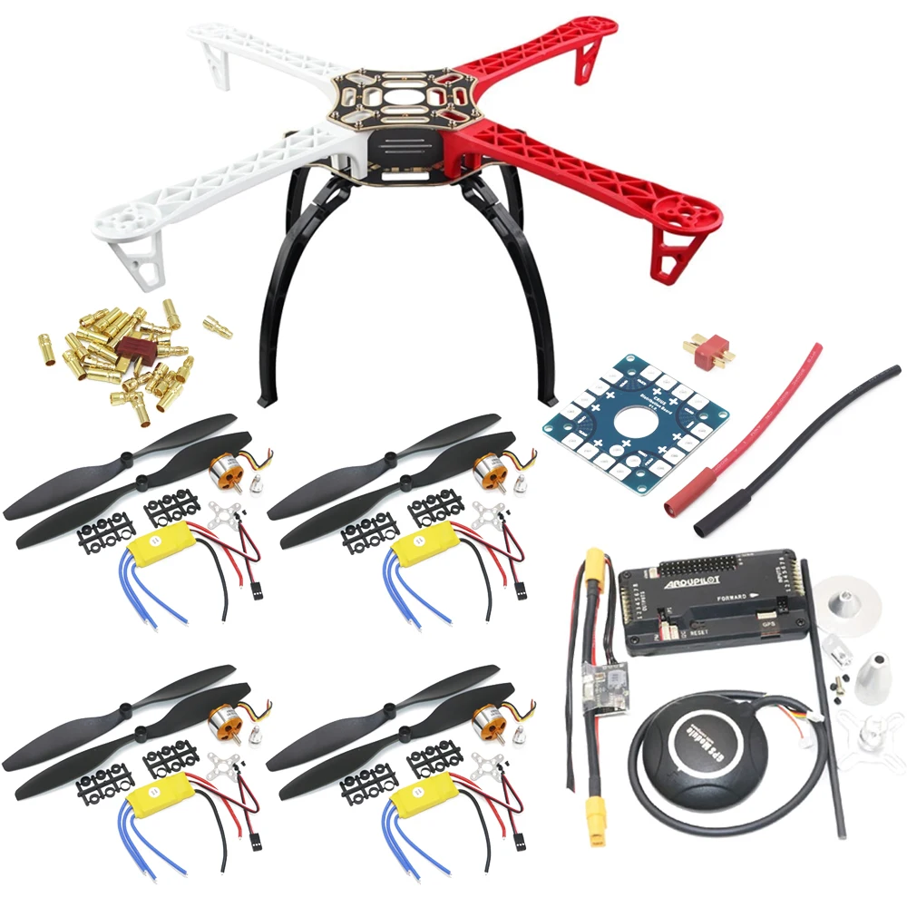 Комплект рамок F450 PCB с мотором XXD A2212 1045 кВ 30A ESC 2 8 Props APM Flight Controller 7MGPS Combo для