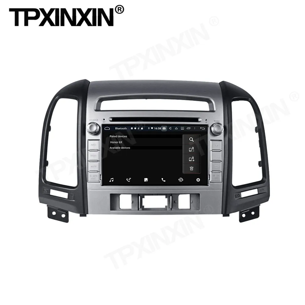 128G Carplay Car Radio 2 Din Stereo Receiver Android 10 For Hyundai Santa Fe 2012 GPS Navigation Player Audio Recorder Head Unit
