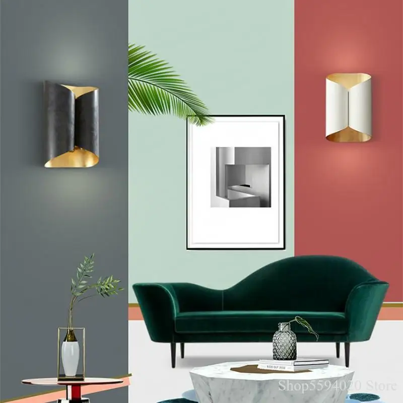 Американский роскошный настенный светильник скандинавский креативный для