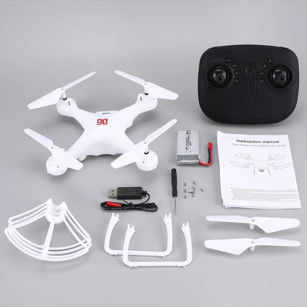 XG183 Smart RC 2.4G RC Quadcopter Drone with Altitude Hold One Key Return Headless Mode LED Flash Word Programmable Props