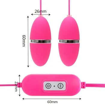 YEMA 12 Modes Vibration Jumping Egg Double Vibrator Clitoris Vagina Stimulator Sex Toys for Woman Adult Sex Shop Toy 6