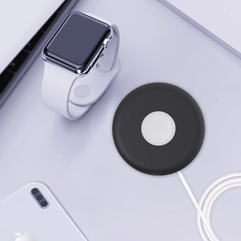 

Silicone Charger Stand Holder for Apple Watch 38-44mm iWatch Series 6 5 4 3 2 Charging Base Smart Accessories Base Stand