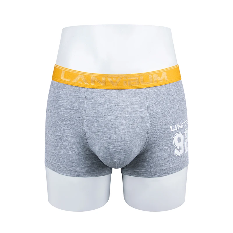 

Men's Seven Color Weekly Boxer Shorts Mid Waist Cotton Sexy Soft Male Printed Breathable Underpants Comfortable Underwear