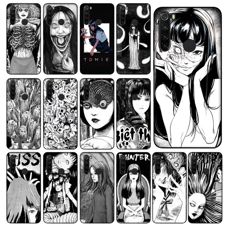 Роскошный чехол для телефона HTxian Japanese horror comic Tomie DIY Xiaomi Redmi 5plus 5A 6 6A 7 7A Note 8 8T 8Pro |