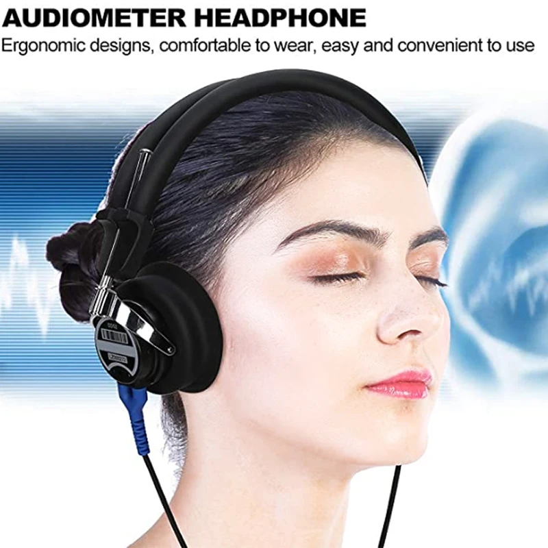 Brand New TDH39 DD45 Audiometer Audiometric Earphone Air  Conduction Transducers Headsets Hearing Tester 4
