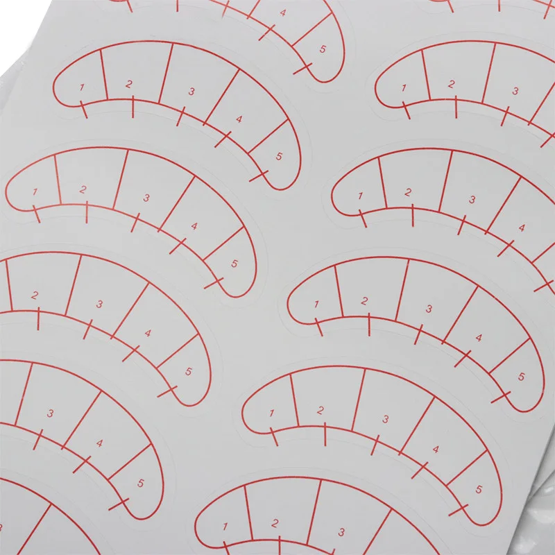 False Eyelash Eye Sticker Eyelashes Extension Grafted Eyelash Eye Pads Paper Patches Wraps Practice Patches 70 pairs