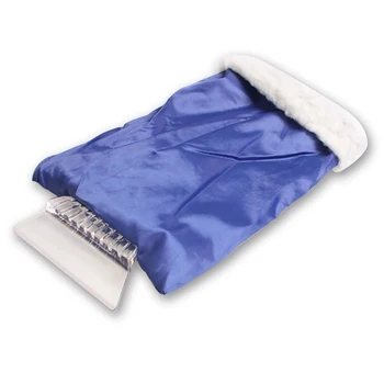 

AOZBZ 1 Pc Car Ice Scraper Gloves Snow Shovel Winter Ice Scraper Mitts Warm Ice Cleaner Removal Gloves Car Accessories