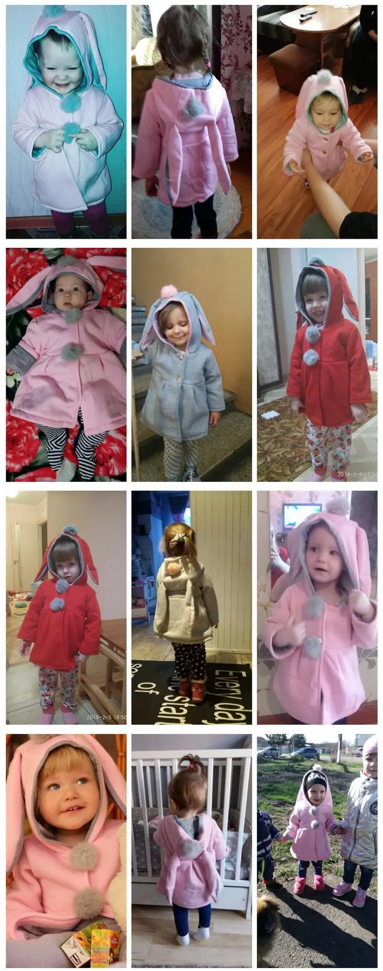 Пальто для маленьких девочек; сезон зима-осень; пальто принцессы для маленьких девочек; куртка с капюшоном с заячьими ушками; Повседневная Верхняя одежда для девочек; повседневная одежда