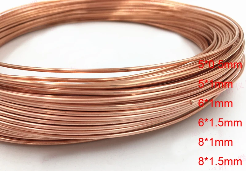 5mm 6mm 8mm od copper coiler red coil pipe tough pitch scroll tube Air conditioning softness flexible | Обустройство дома