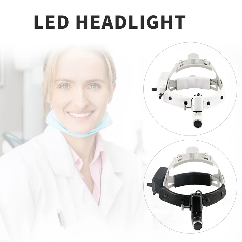 Lampe Frontale Dentaire LED 5W Pour Loupes - Neuf