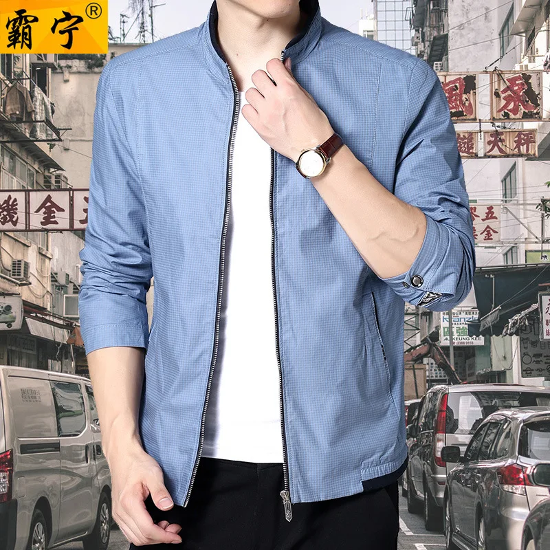 

Dad Autumn Clothing Thin MEN'S Coat Middle-aged MEN'S Jacket Autumn 40-50-Year-Old Casual Tops
