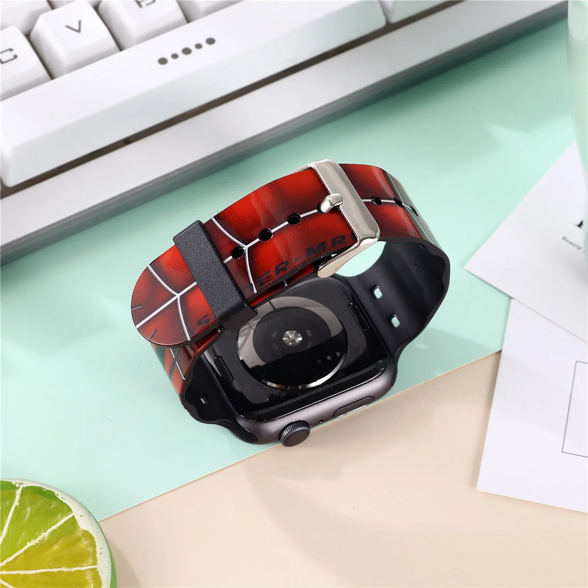 Cinturino Marvel IronMan per cinturino Apple Watch 38-40mm 42-44mm cinturino  in gomma Smartwatch braccialetto sportivo iWatch Serie 1 2 3 4 5 6 SE -  AliExpress Consumer Electronics