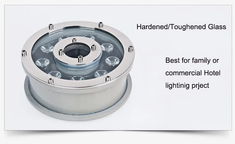 5 шт./лот 6 Вт IP68 светодиодная подводная лампа 12 В AC Светодиодный светильник для бассейна открытый пейзаж пруд фонтан для плавательных бассейнов