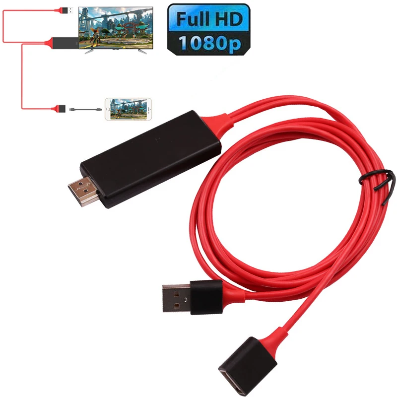 USB HDMI ȣȯ ȭ  ̺ HDTV ̷   7 8 ÷ X XS ִ XR 11 12 ̴ 13 IOS   ̵ ȭ TV