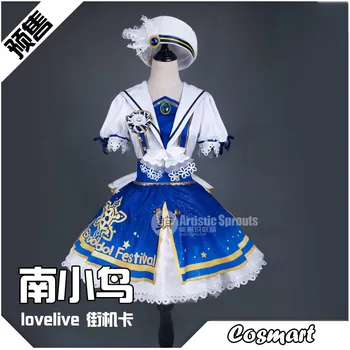 

Anime Lovelive!! Arcade Game Awaken Kotori Minami Cosplay Costume with hat Halloween Costumes for Women freeship New 2019