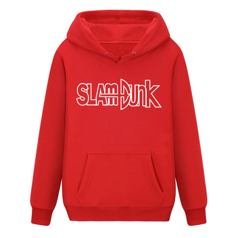 SLAM Данк крутые худи для мужчин и женщин спортивная одежда Soild Цвет пуловер с длинными рукавами толстовки унисекс высокое качество Топы - Цвет: 08