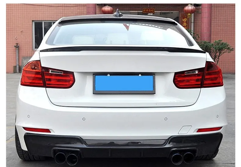 Carbon Fiber Rear Diffuser For Bmw F30 3i 328i 330i 335i 3d 325d 330d 335d Original Bumper 12 18 Not Fit M Tech Bumpers Aliexpress