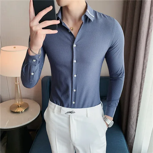 2021 Cheap Business Men Shirt Brand 