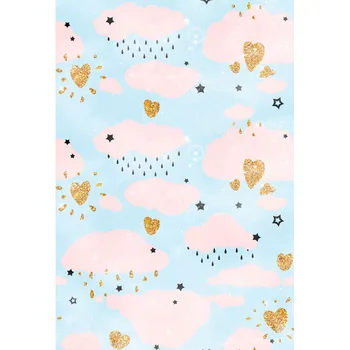 

Vinyl Photography Background cartoon rain compter Printed newborn Children Backdrops for Photo Studio