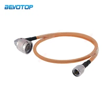 

RG142 High Quality Cable MINI UHF Male Plug to N Male 90 Degree Plug RG142 Pigtail RF Coaxial Cables 15CM-25M