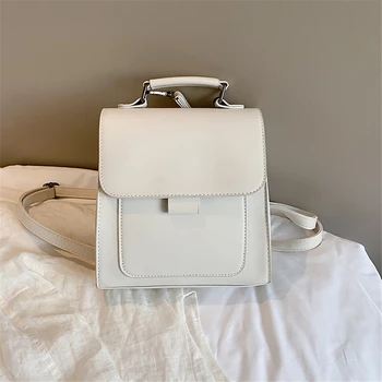 

LONOOLISA Ladies Fashion Backpack High Quality Designer Leather School Bag Girls Backpacks mochilas para mujer Sac a Dos