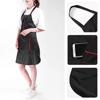 Günstig Pro Salon Barber Haar Schneiden Kleid Cape Friseur Friseur Schürze 3 Taschen