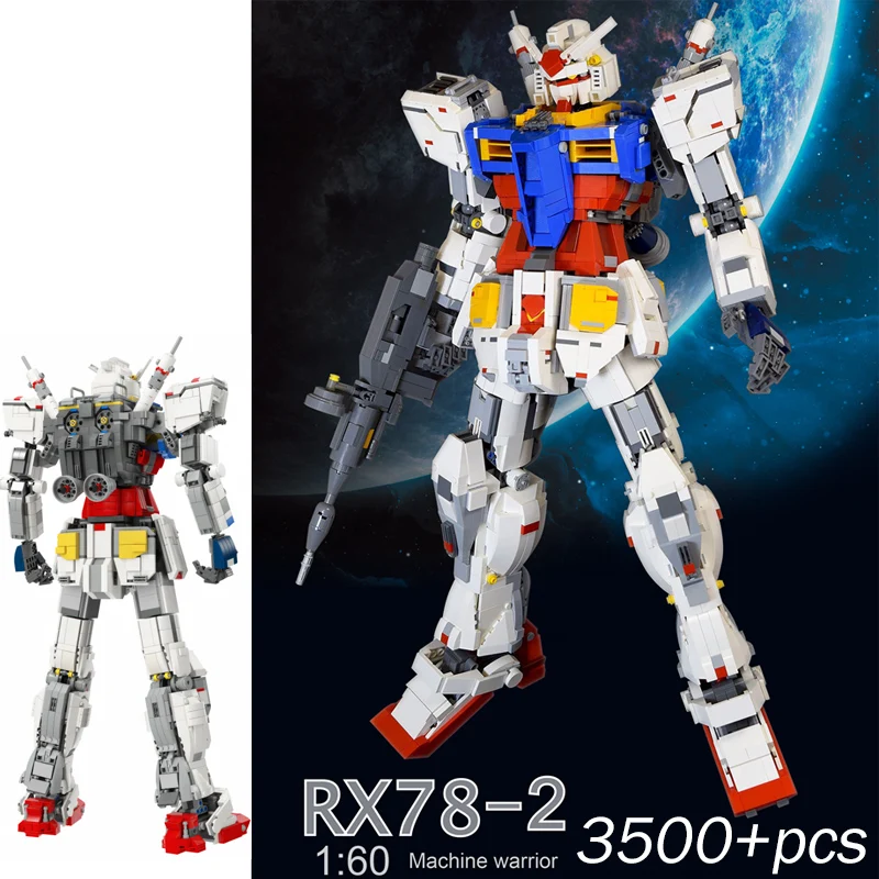 

3500pcs Super Robot Mecha Classic Gundam Technic Model RX78-2 Fixed Bracket 1:60 Building Block Brick Christmas Toys