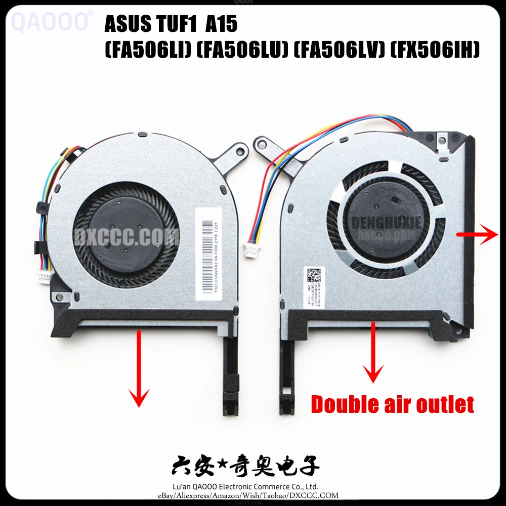 Вентилятор для процессора ноутбука ASUS TUF A15 FA506I FA506IV FA506II FA506IH A17 FA706 FA706II FA706IU FA706IH |