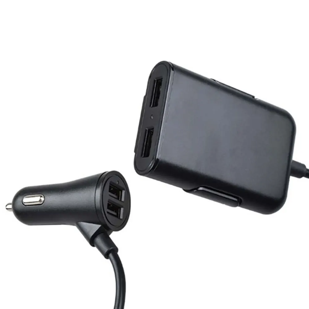 Vehemo автомобильное зарядное устройство 4 порта USB сиденья для автомобилей автомобильное зарядное устройство планшеты Универсальный зарядный адаптер смартфонов